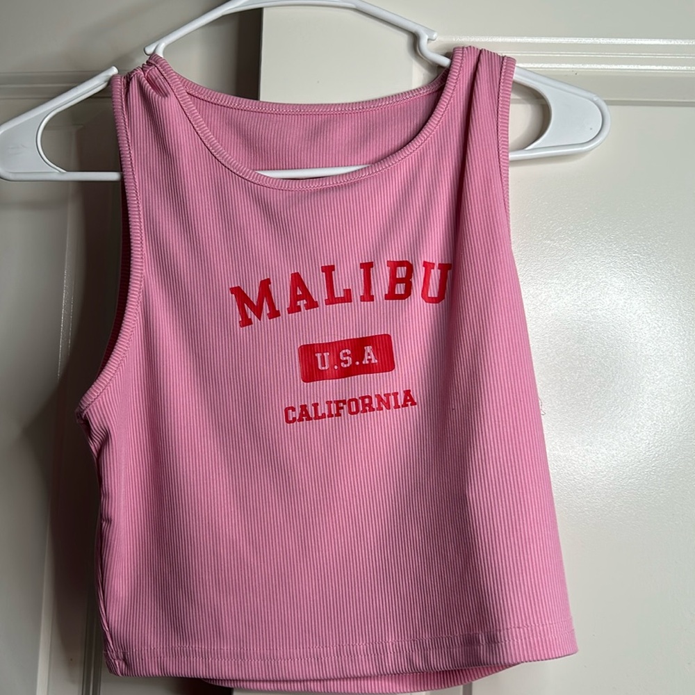 Pink Malibu California Tank